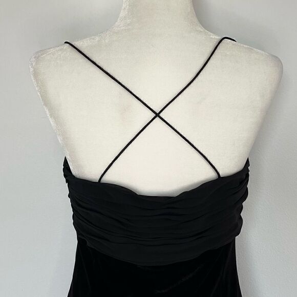 NWT American Living by Ralph Lauren Velvet Chiffon Dress - 8 - Picture 3 of 11